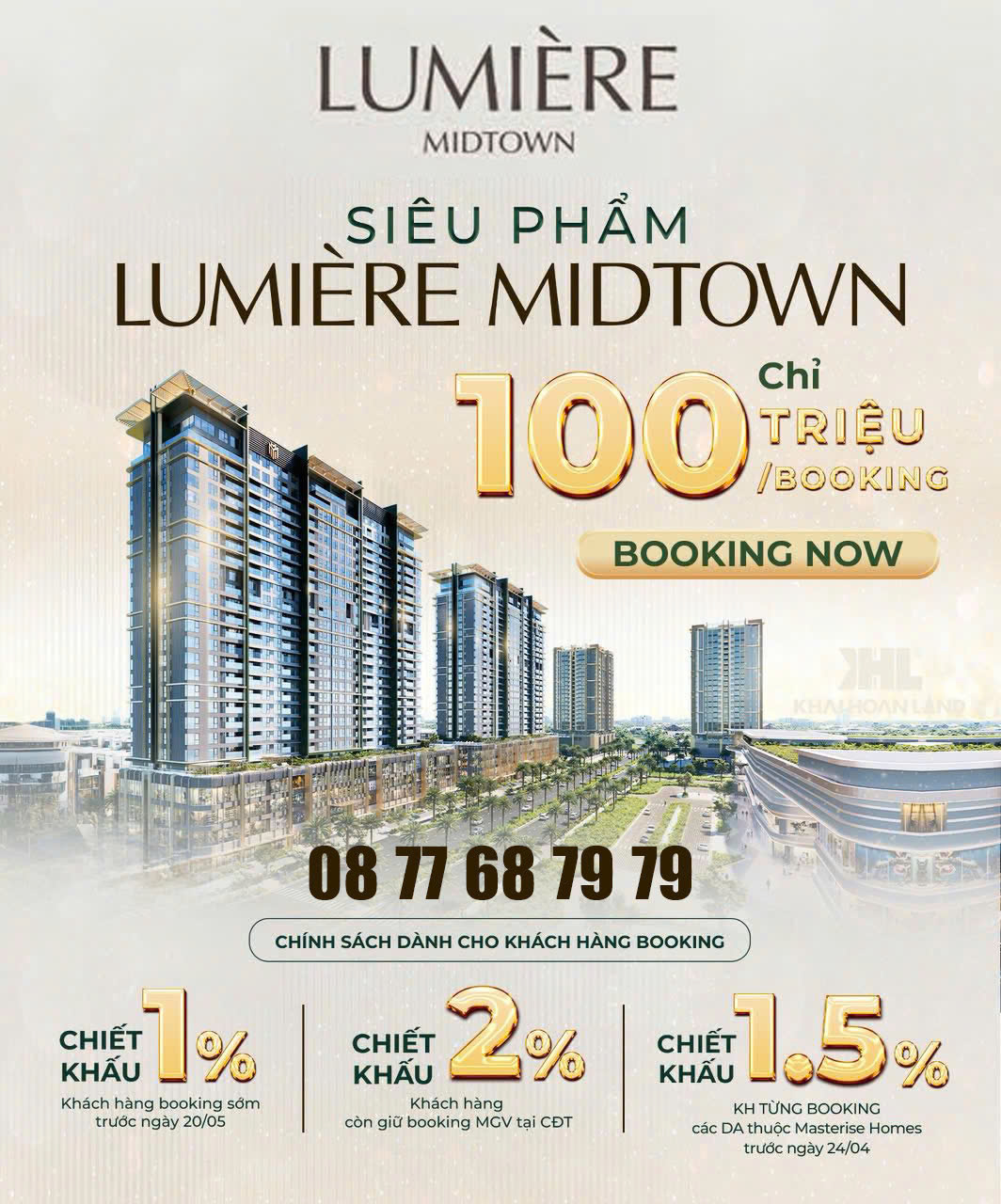 🌟 LUMIÈRE MIDTOWN – CƠ HỘI ĐẦU TƯ “MUA MỘT, LỜI BA” TẠI TRÁI TIM THE GLOBAL CITY