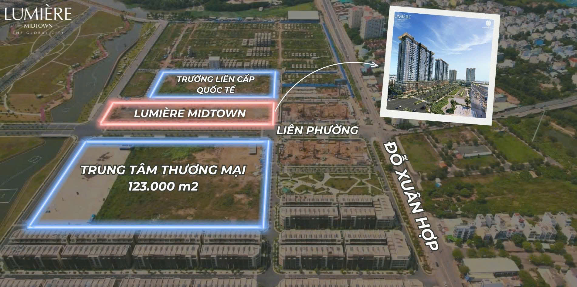 Lumière Midtown – Phân khu cao tầng đẳng cấp sắp ra mắt tại The Global City, TP Thủ Đức Lumière Midtown – Phân khu cao tầng đẳng cấp sắp ra mắt tại The Global City, TP Thủ Đức